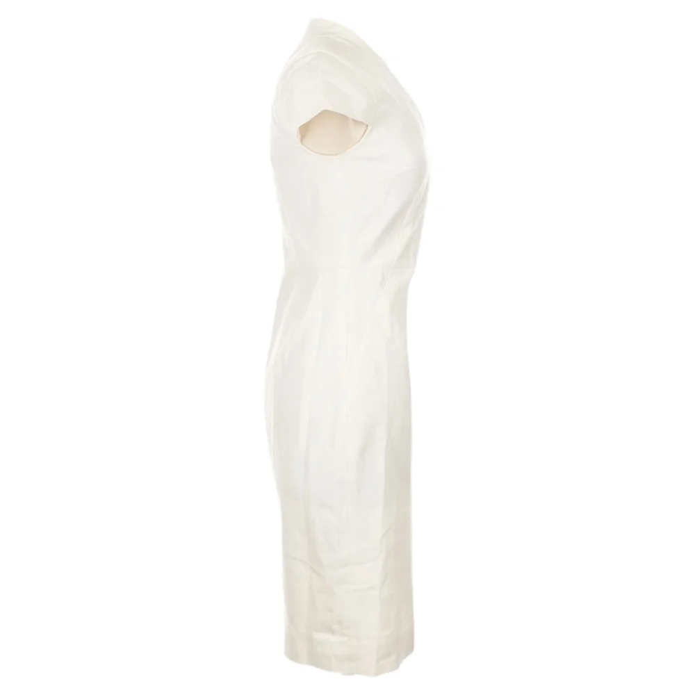J Crew V Neck Bi Stretch Cotton Sheath Dress NWT Size 0 - Picture 4 of 8